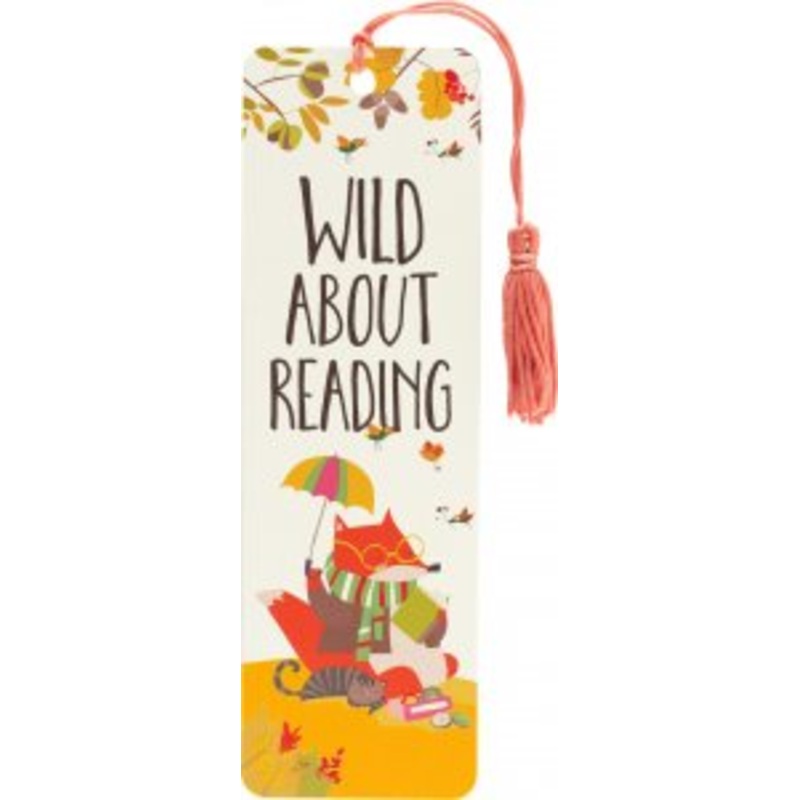 Wild About Reading Bookmark