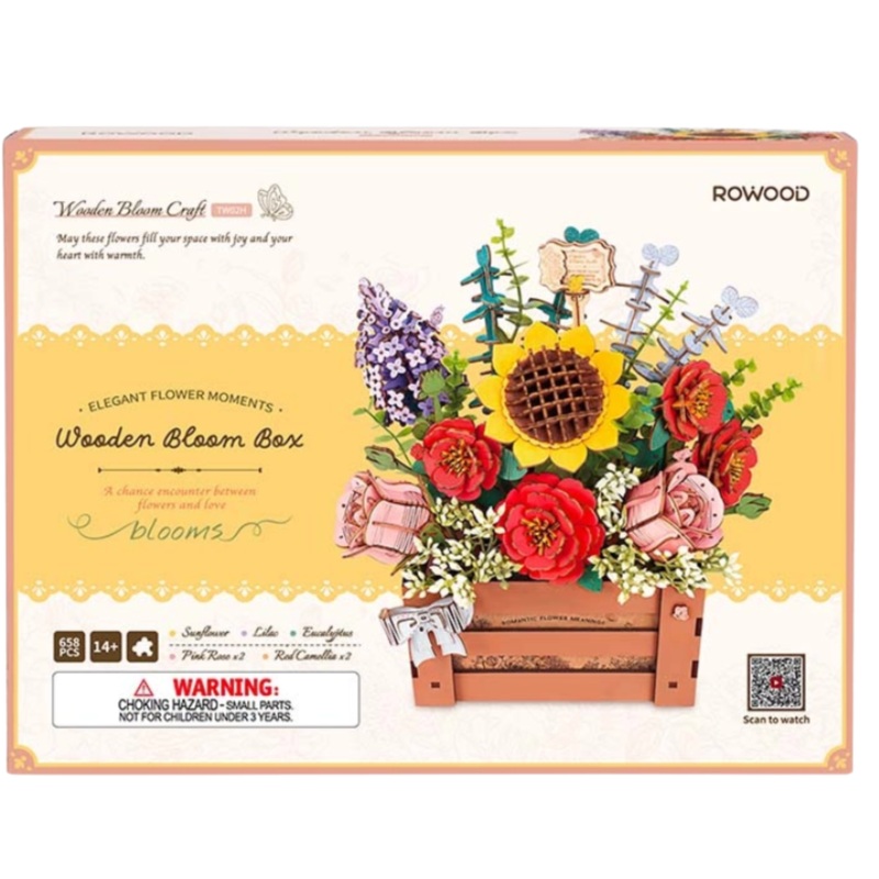 Wooden Bloom Box