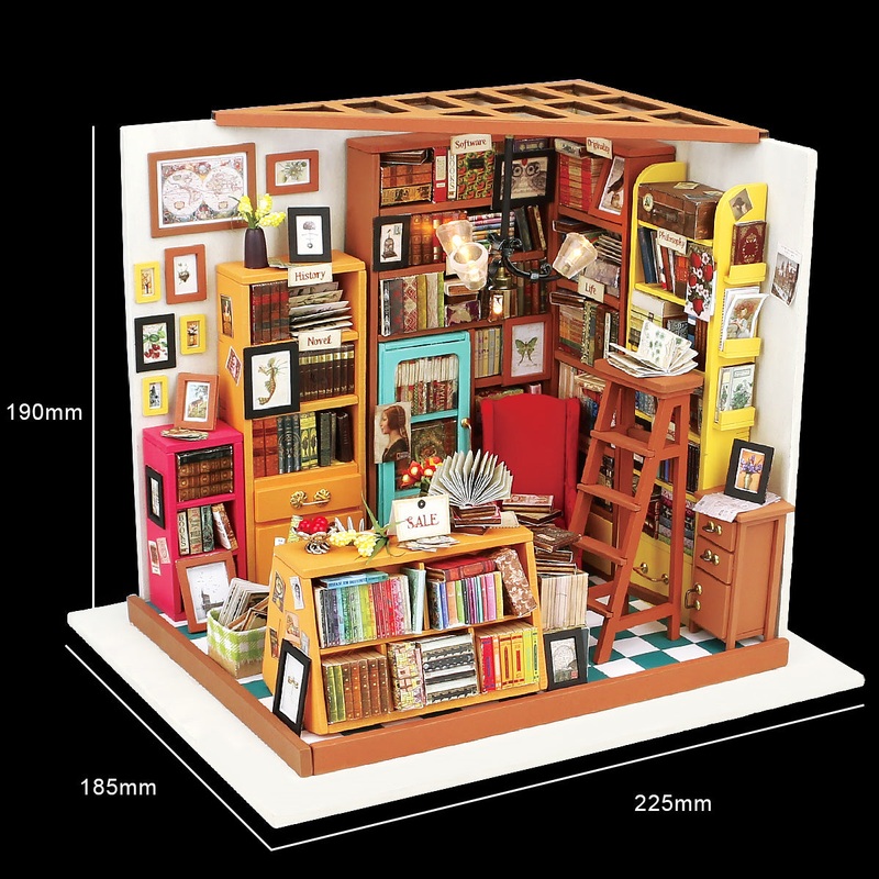 Sam’s Study Miniature Dollhouse Kit
