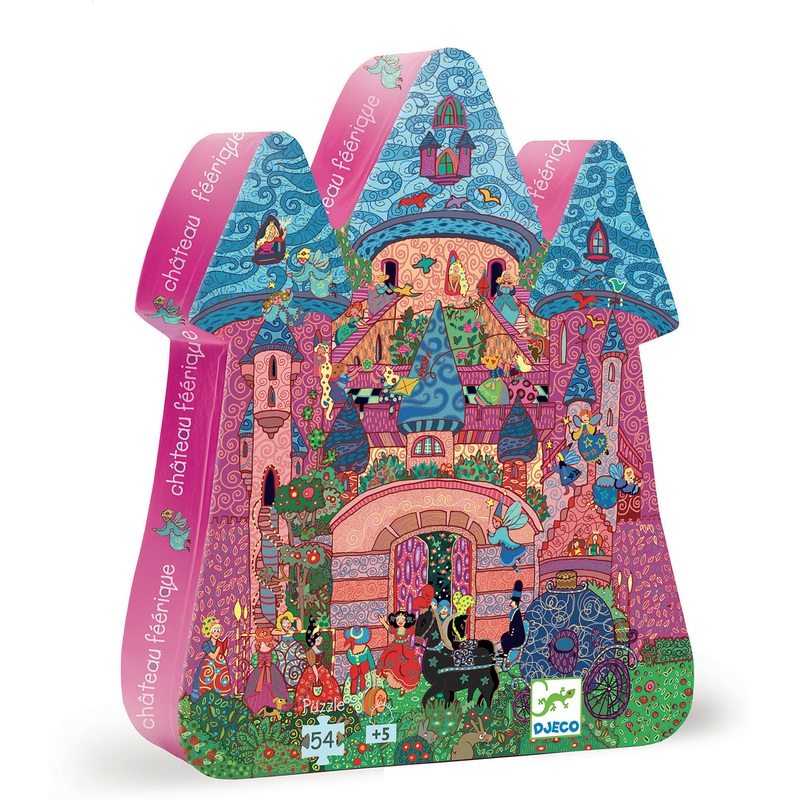 Silhouette Fairy Castle 54 Piece Puzzle