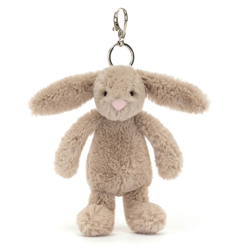 Bashful Beige Bunny Bag Charm