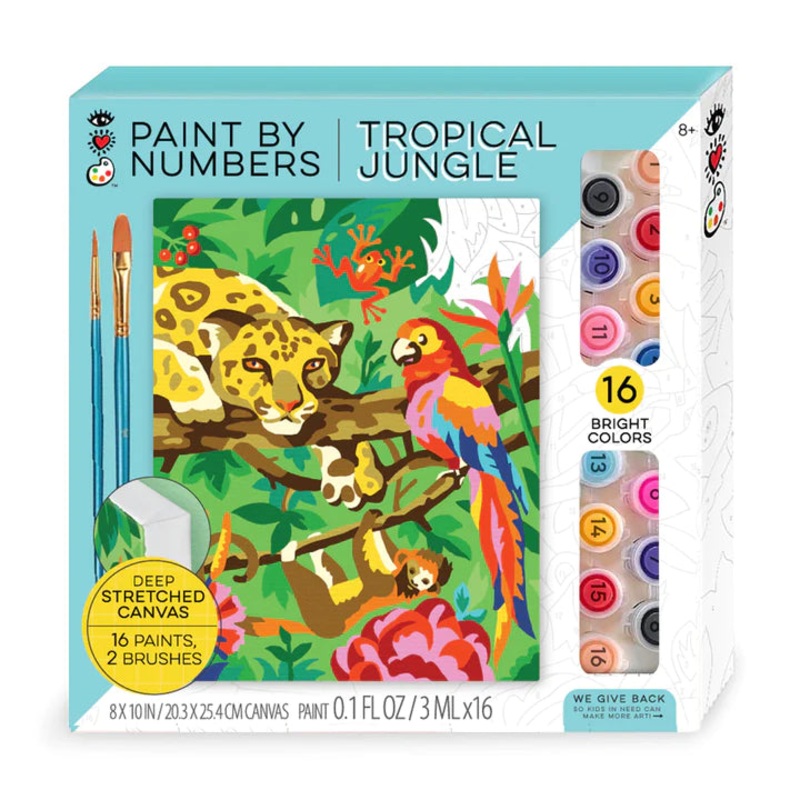 Tropical Jungle Paint by Numbers
