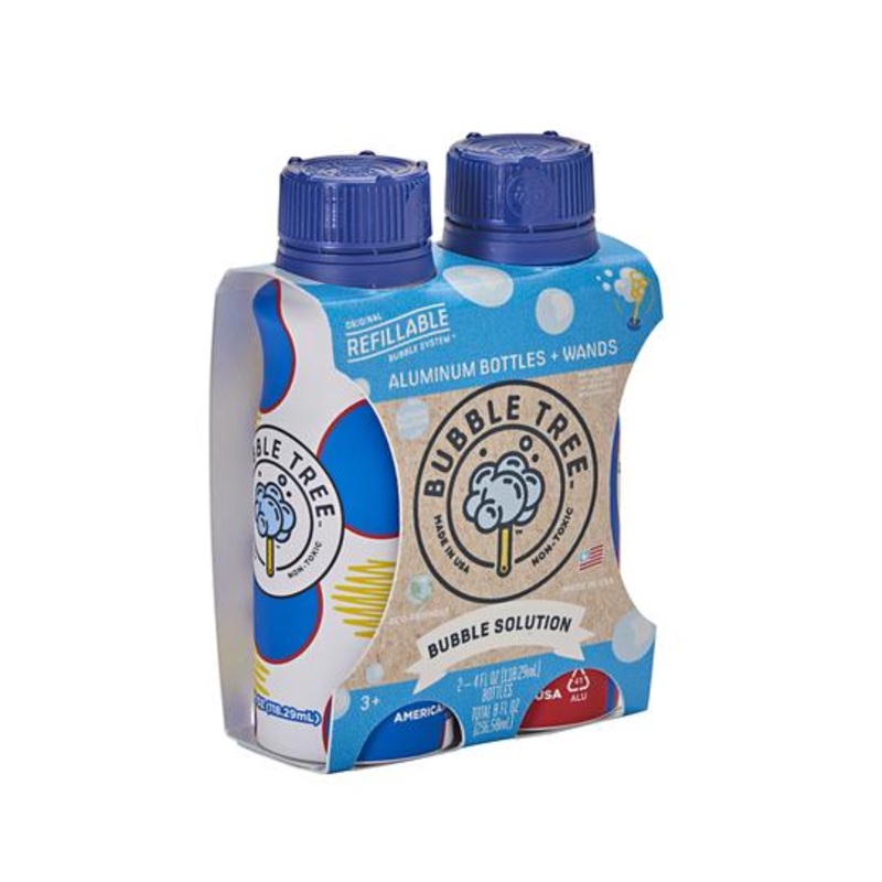 2 Pack Refillable Bubble Bottles