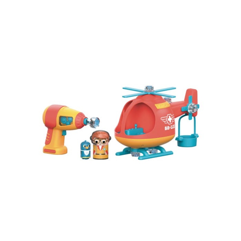 Design & Drill Bolt Buddies Helicopter
