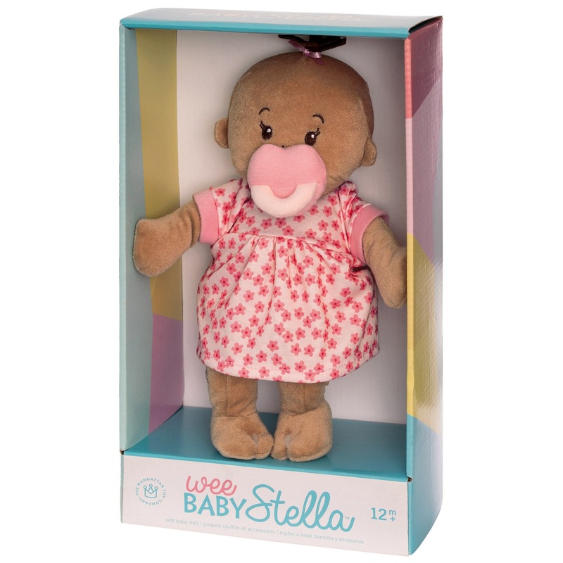 Wee Baby Stella Doll Beige with Brown Hair