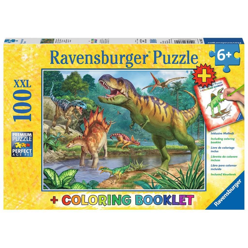 World of Dinosaurs 100 Piece Puzzle