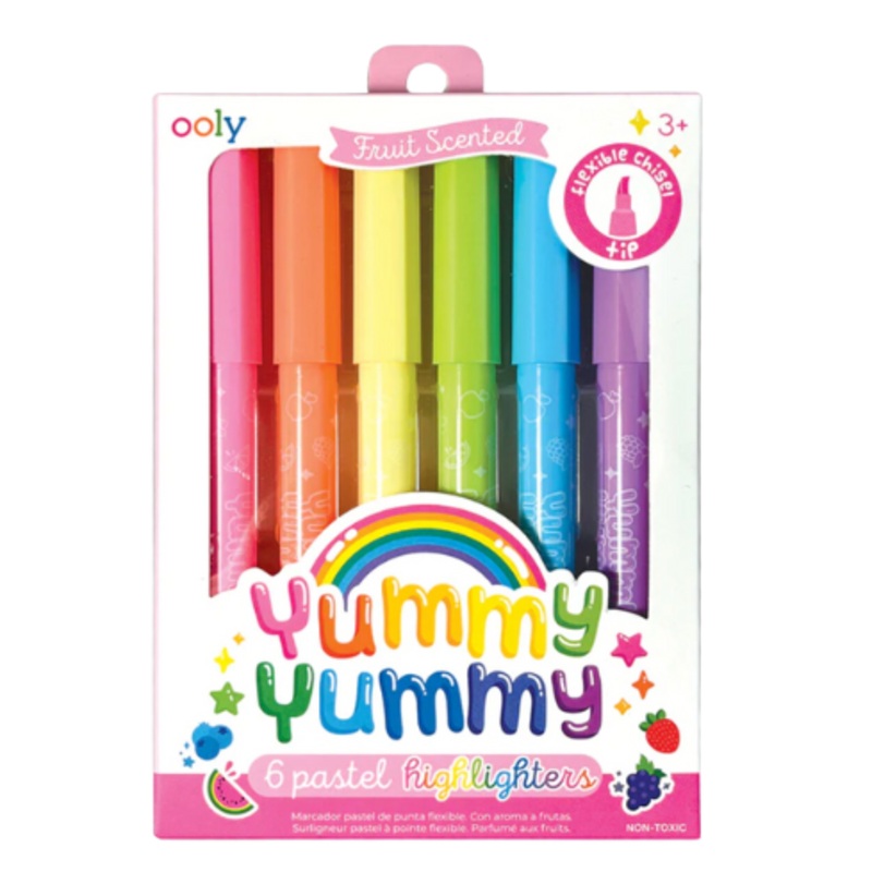 Yummy Yummy Scented Pastel Highlighters – 6 pk