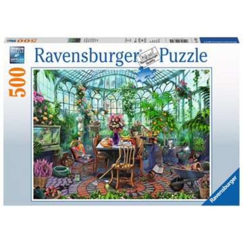 Greenhouse Mornings 500 Piece Puzzle