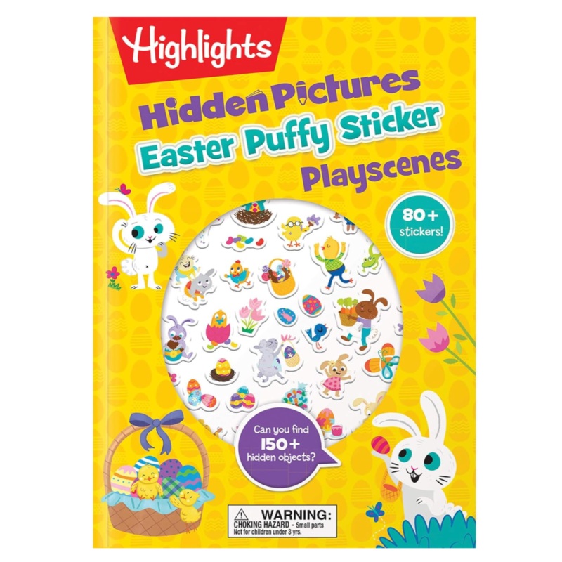 Hidden Pictures Easter Puffy Sticker Playscenes