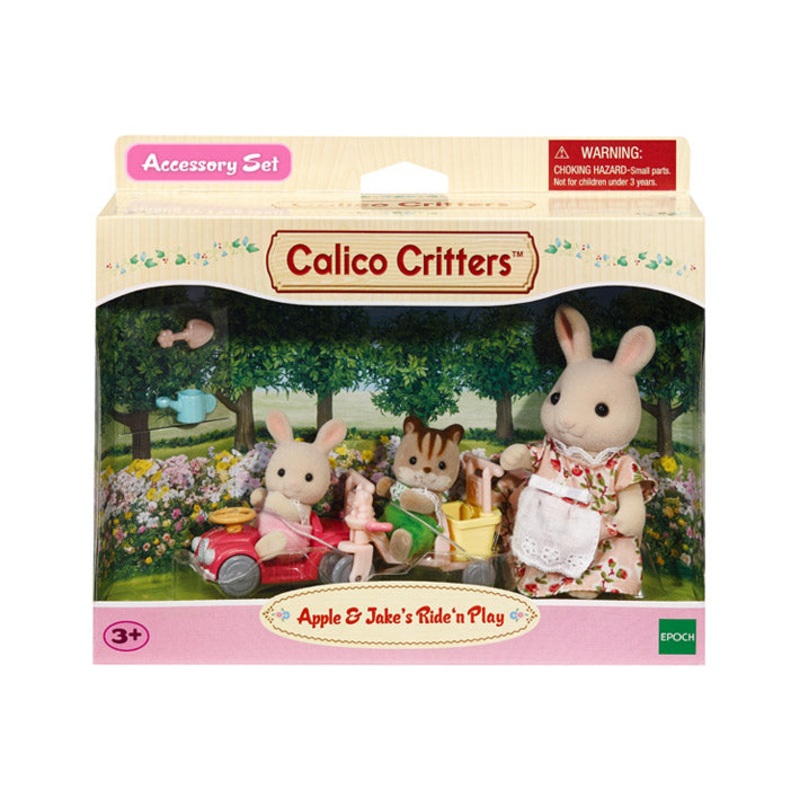 Calico Critters Apple & Jake’s Ride n Play