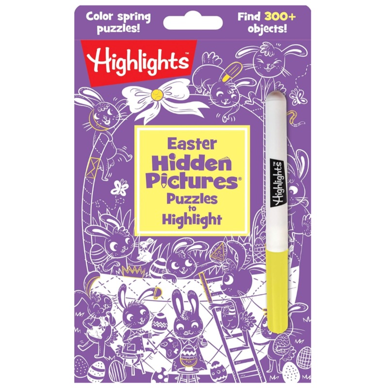 Easter Hidden Pictures Puzzles to Highlight