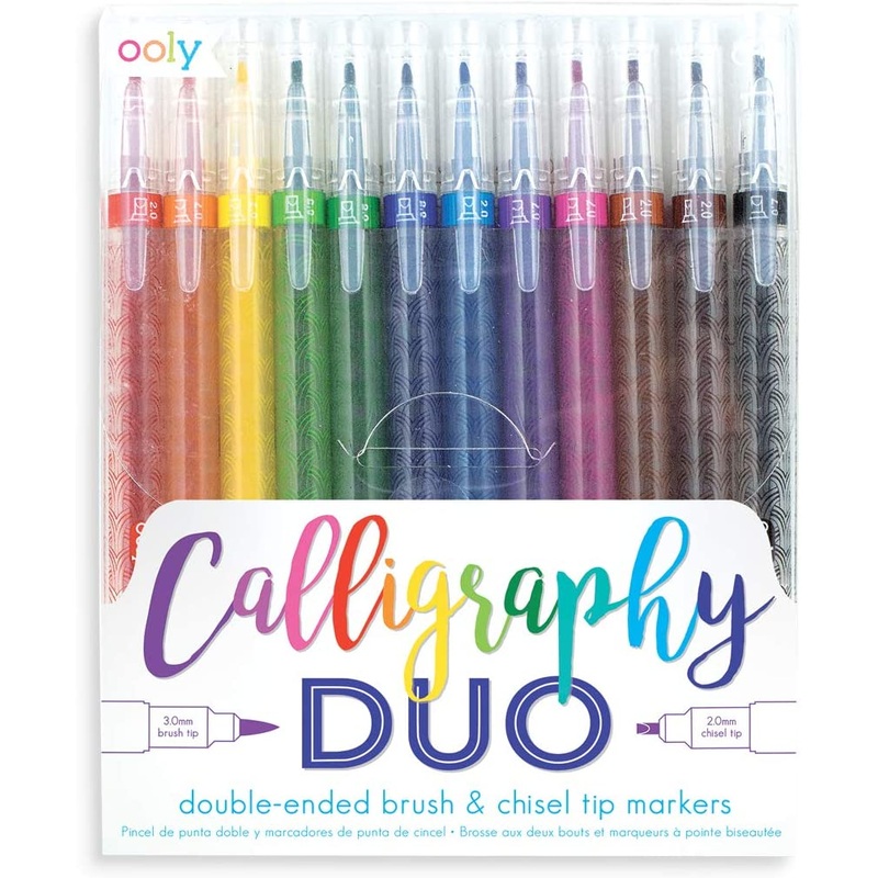 Ooly Calligraphy Duo Markers – Set of 12