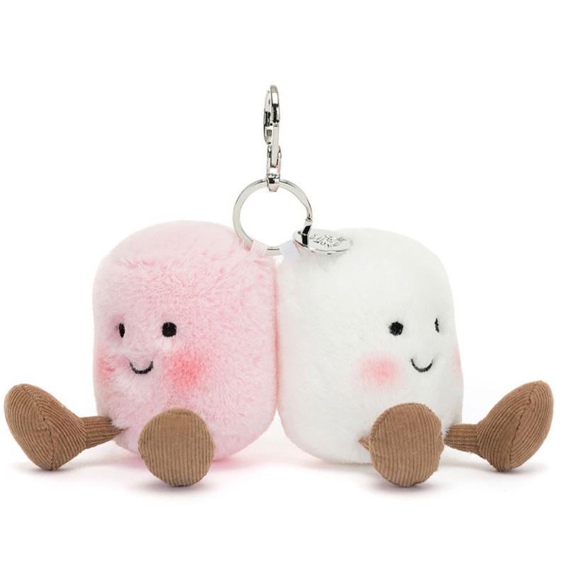 Pair of Marshmallows Bag Charm