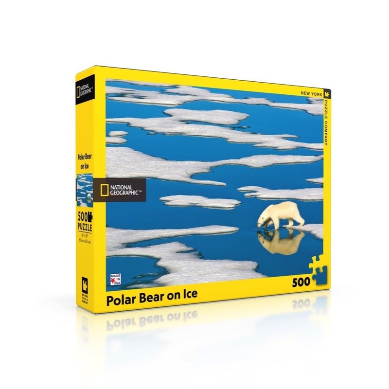 Polar Bear On Ice 500 Piece Puzzle