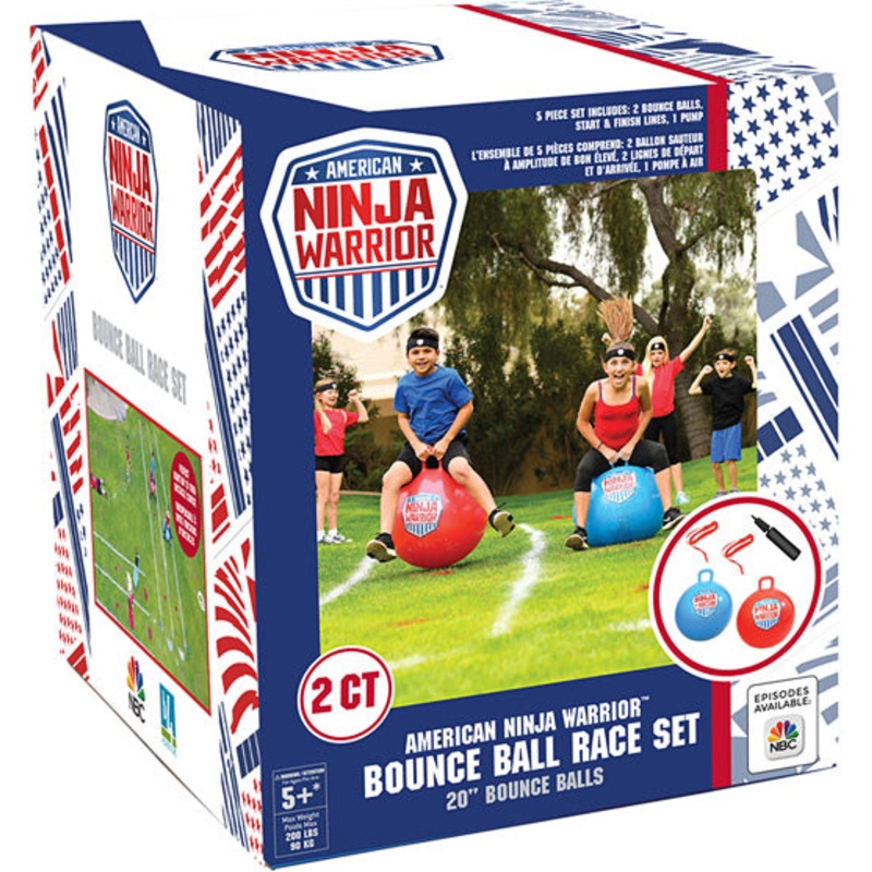 American Ninja Warrior Bounce Ball Race Set