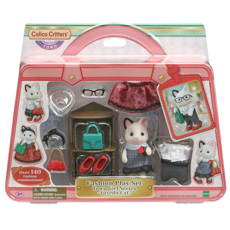 Calico Critters Fashion Play Set – Tuxedo Cat