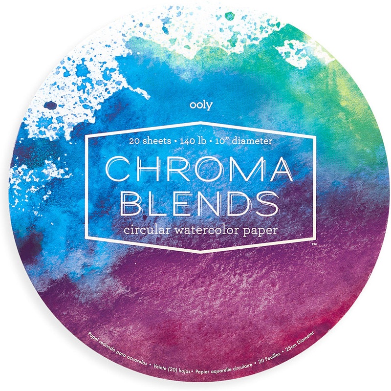Chroma Blenda Circular Watercolor Paper Paper