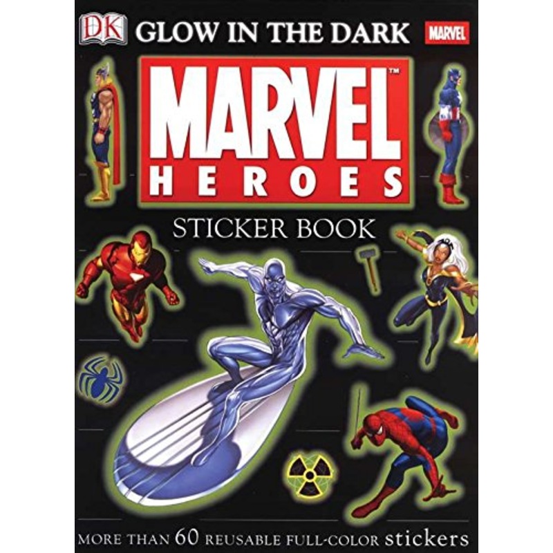 Glow In the Dark Marvel Heroes Ultimate Sticker Book