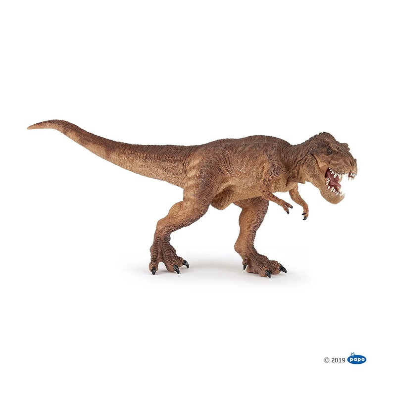 Brown Running T Rex