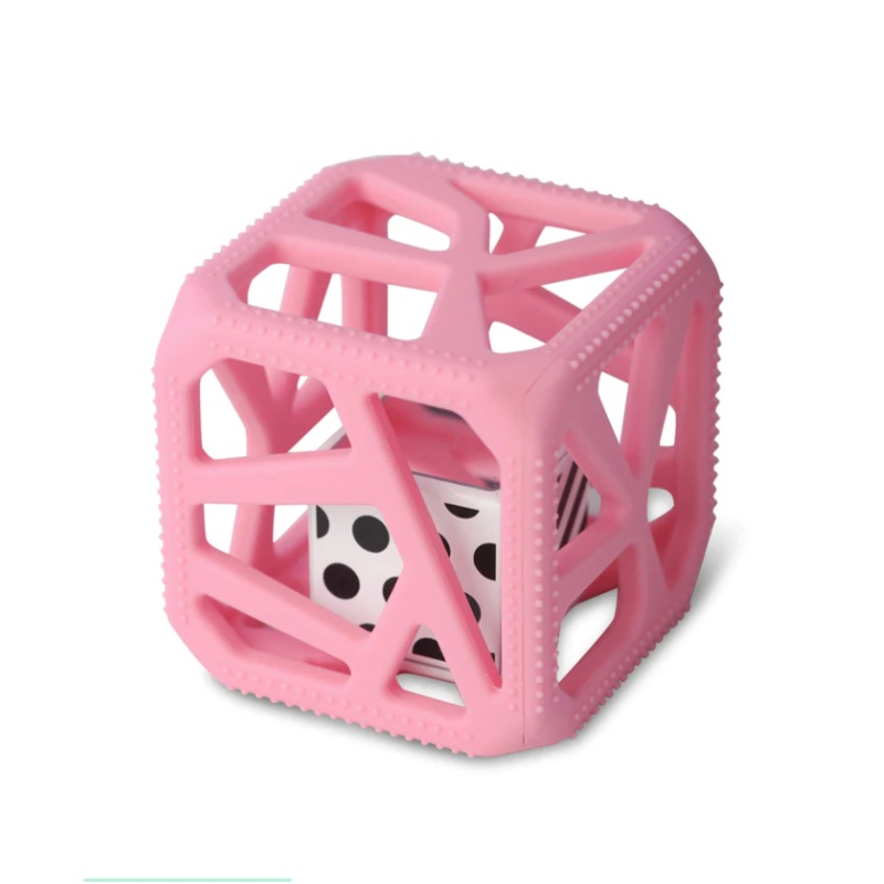 Chew Cube Easy-Grip Teether Rattle