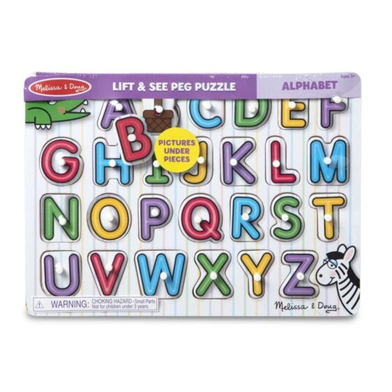 See-Inside Alphabet Peg Puzzle