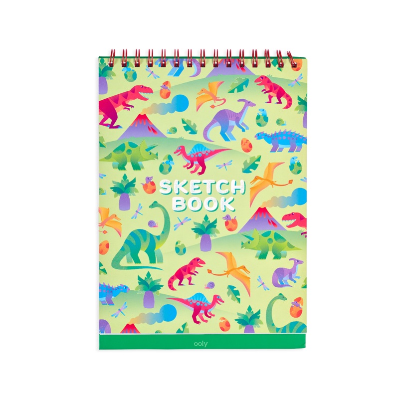 Standing Sketch Book: Daring Dinos