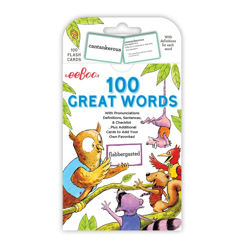 100 Great Words Flash Cards
