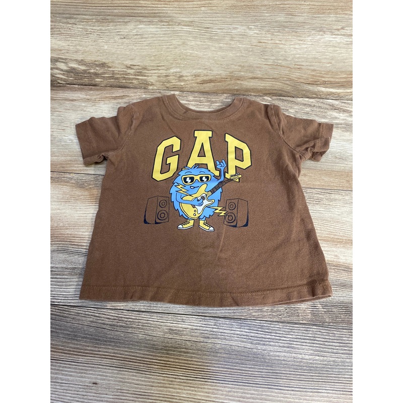 Baby Gap Logo Shirt Brown sz 2T Brown 2T