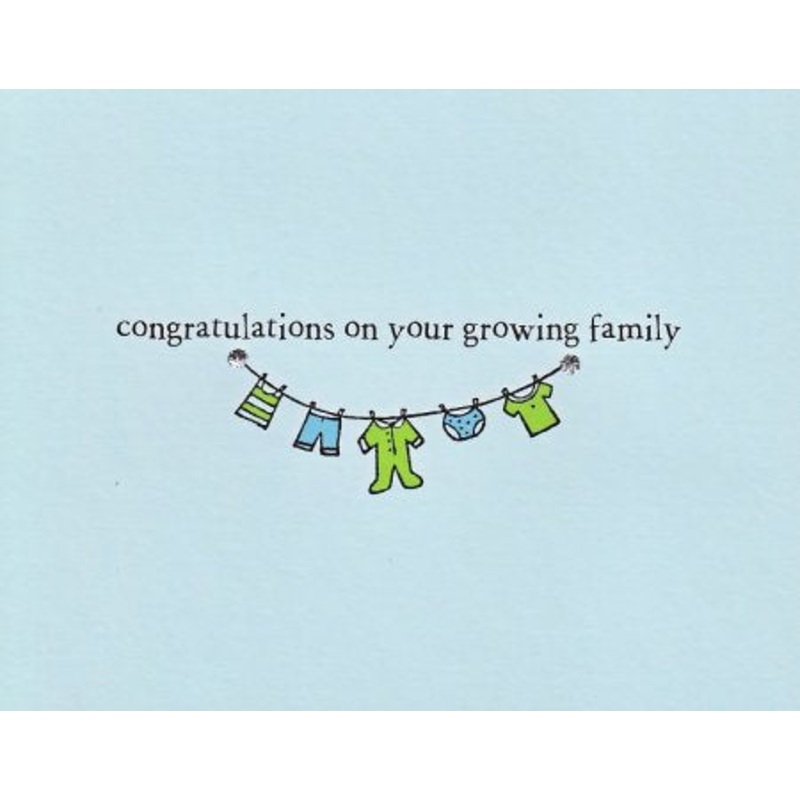 Baby Shower Cards Blue Welcome Baby