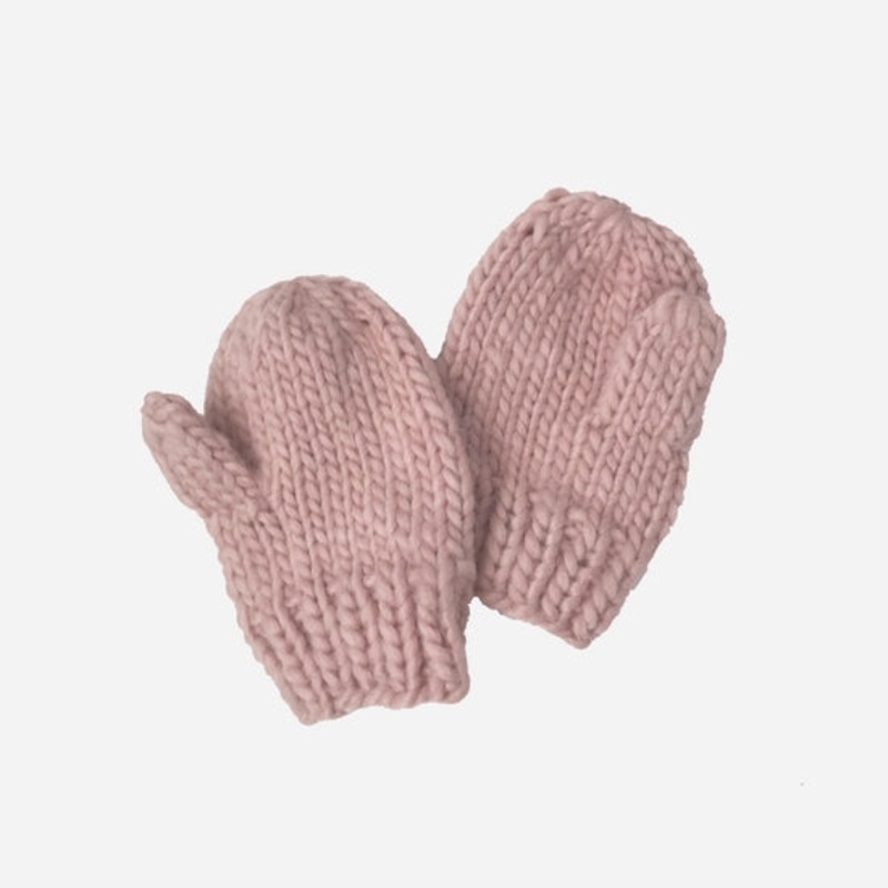 Classic Knit Mittens – Various Colors Blush XS (3-6m)