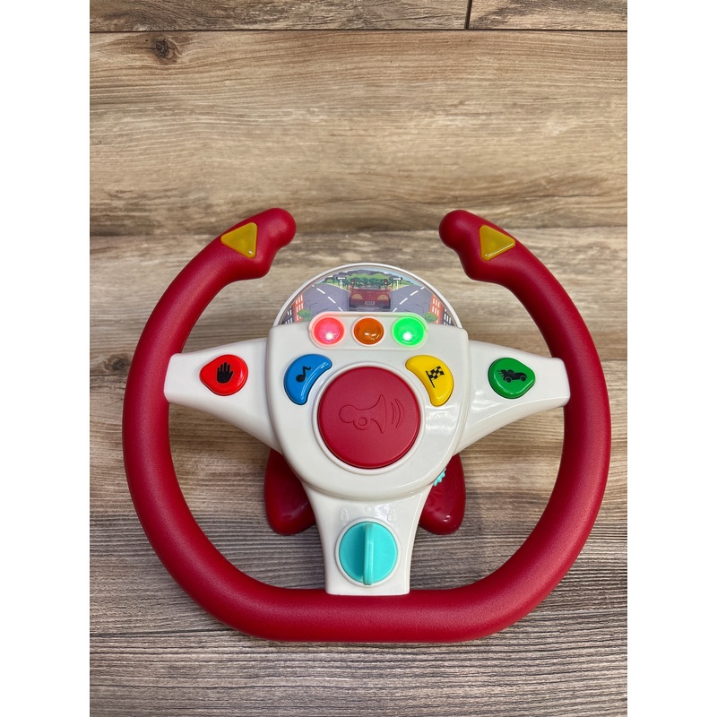 Battat Interactive Steering Wheel, Red