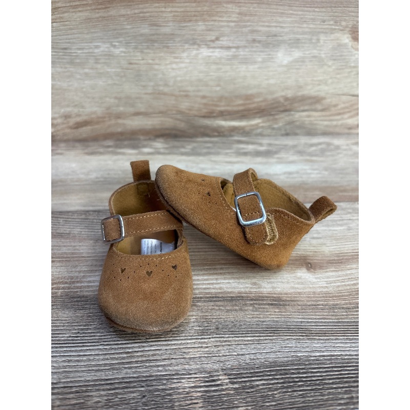 Bear Paw Leather Mary Janes in Chestnut sz 6-12m