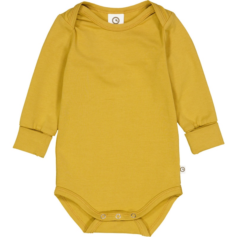 Cozy Me Long Sleeve Bodysuit – Mustard 0-3m