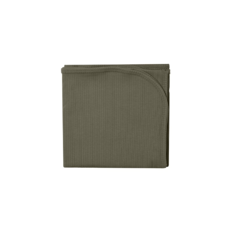 Ribbed Baby Blanket – Forest