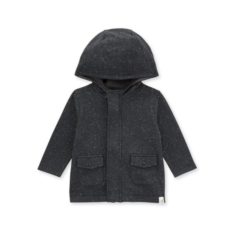 Speckled Heather Quilted Utility Jacket 0-3m
