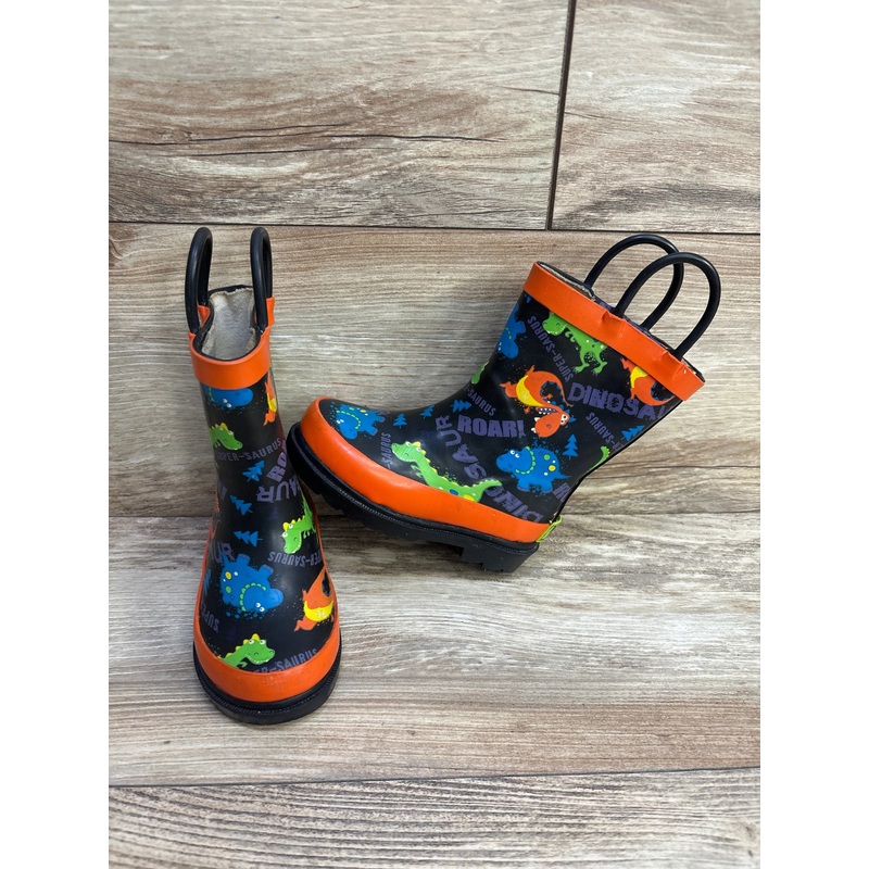 Western Chief Dinosaur Print Rain Boots sz 5/6c