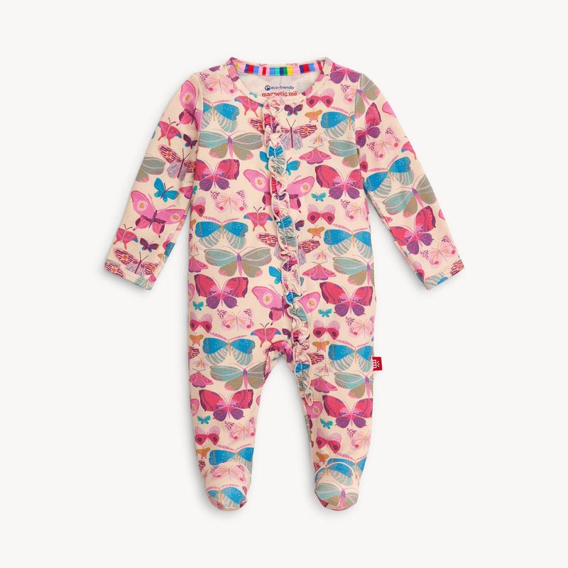 Modal Magnetic Ruffle Footie – All A-Flutter NB