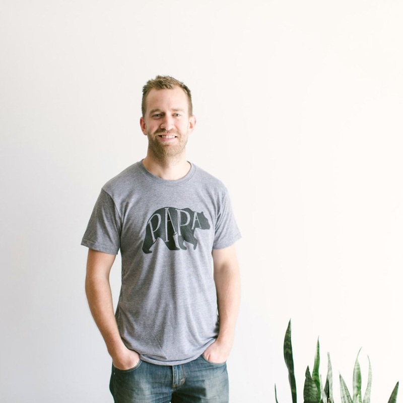 Papa Bear Adult Tee M