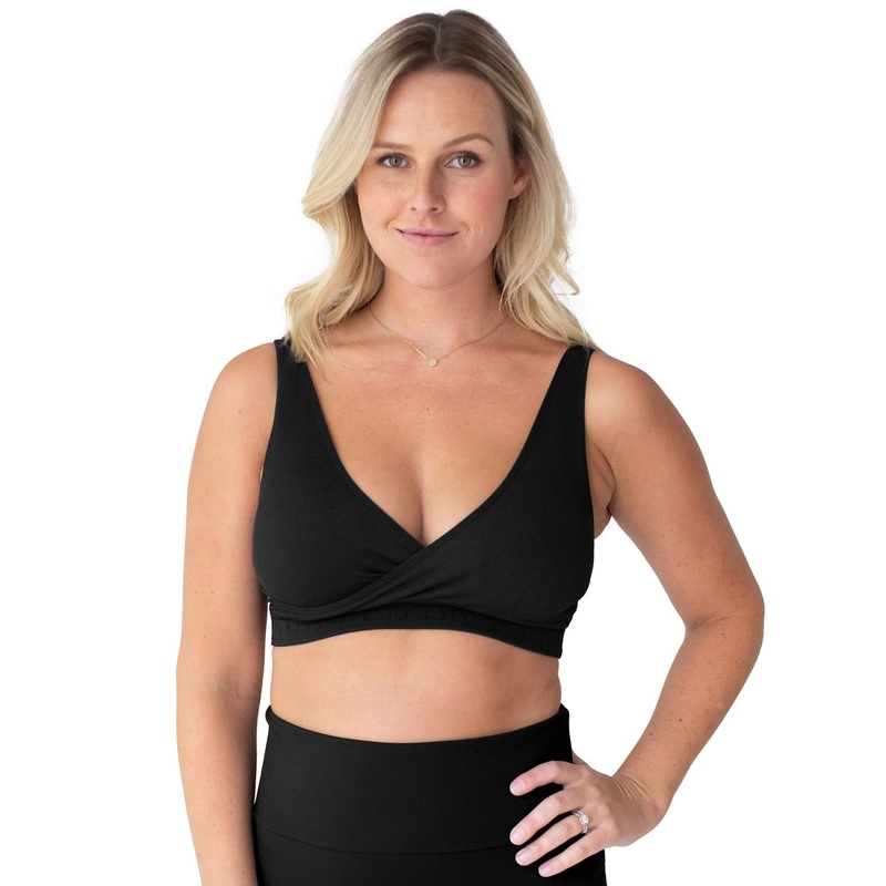 Sublime Adjustable Crossover Nursing and Lounge Bra – Black S