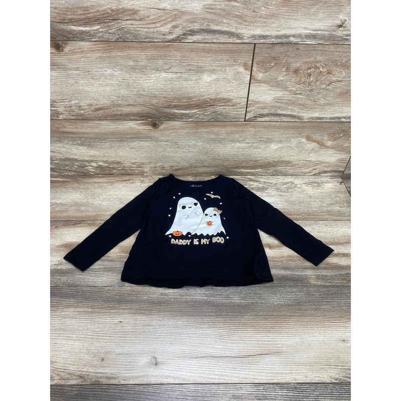 The Children’s Place ‘Daddy Is My Boo’ Long Sleeve Shirt Black Sz 3T