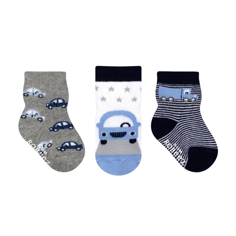 3-Pack Baby Socks – Bumper to Bumper 0-6m