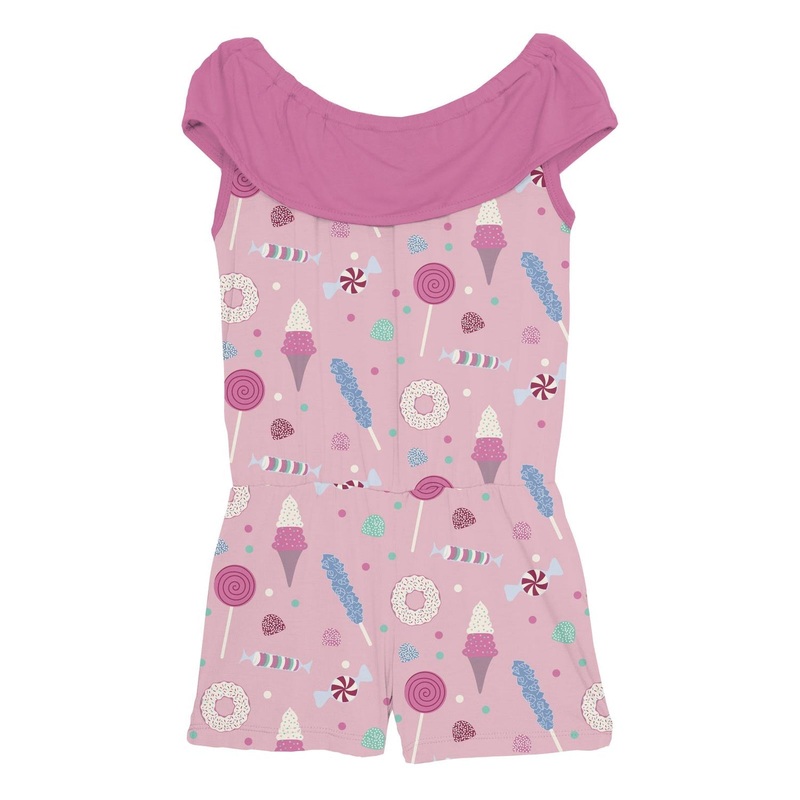 Print Summer Romper – Cake Pop Candy Dreams 2T