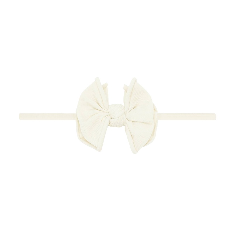Solid Baby Fab Skinny Headband – Various Colors Ivory