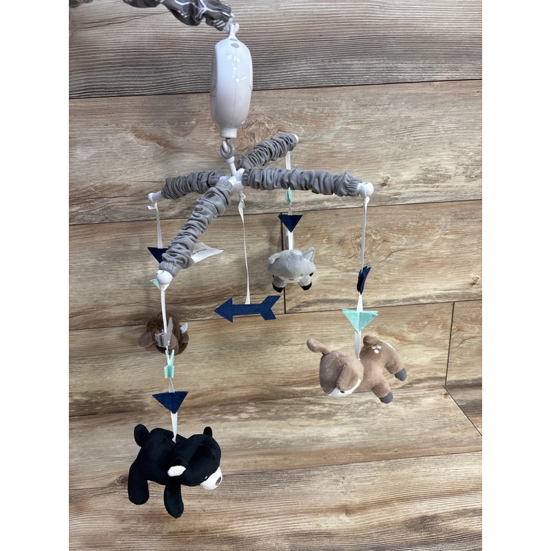 The Peanutshell Woodland Trail Musical Baby Crib Mobile