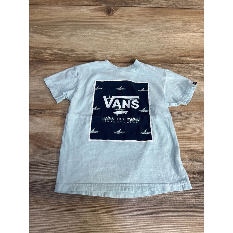Vans Classic Fit Logo Shirt Blue sz 3T 3T Blue