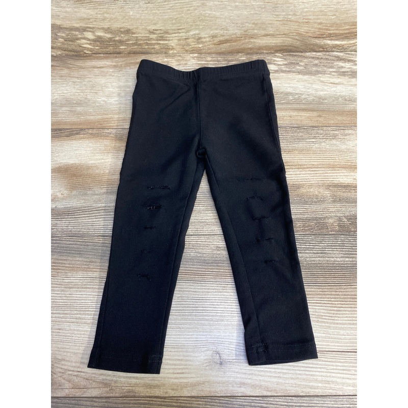 Bailey’s Blossoms Distressed Pants Black sz 3T Black 3T