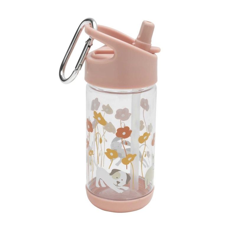 Clear Tritan Flip & Sip Water Bottle – Puppies & Poppies