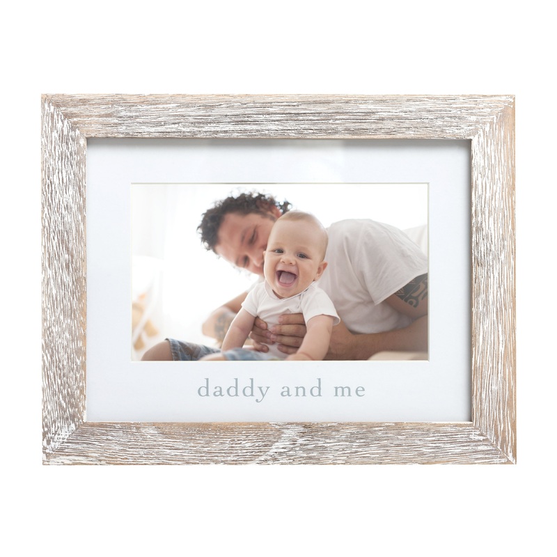 Daddy and Me Sentiment Frame – Rustic