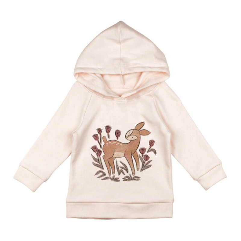 Doe-a-Deer Organic Graphic Hoodie 2T