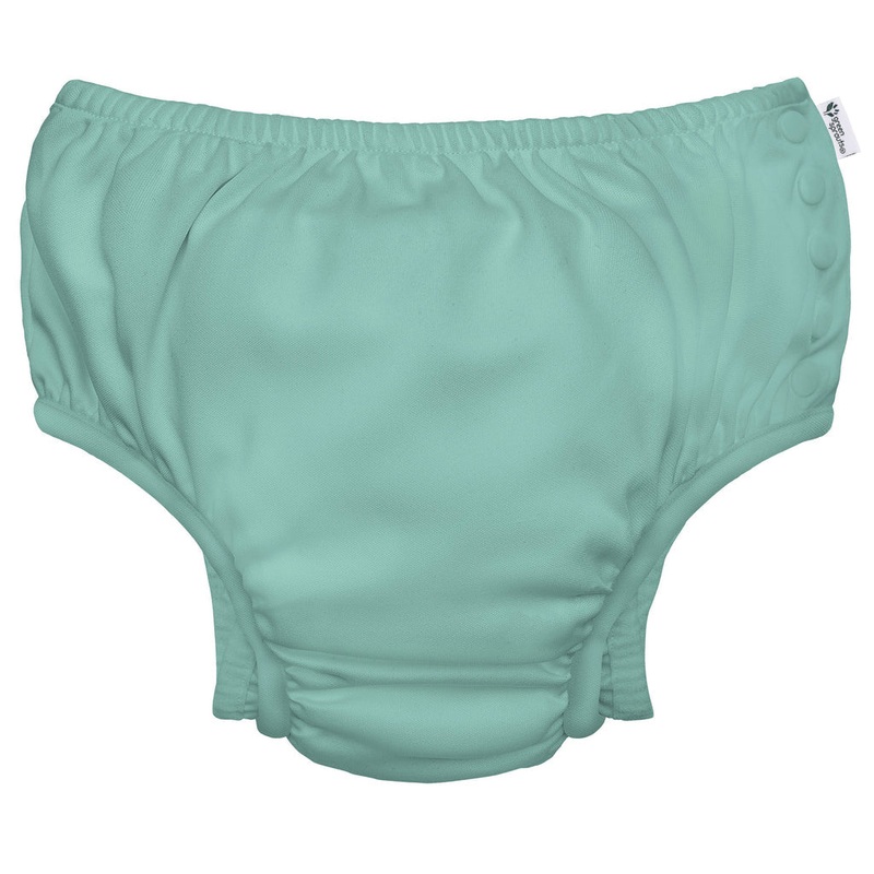 Eco Snap Swim Diaper with Gussets – Mint 6m